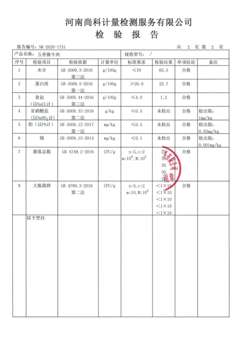 檢驗報告